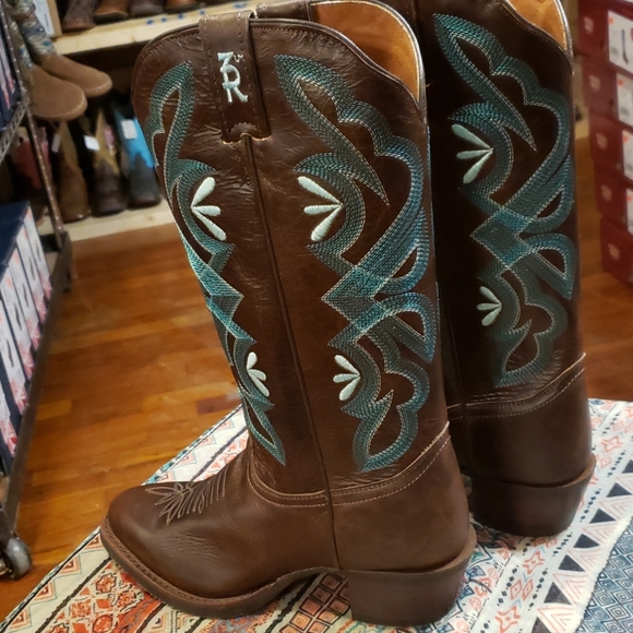 Tony Lama Teran Brown WOB - Picture 3 of 6